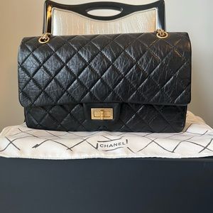 Chanel 2.55 reissue large 3way bag.